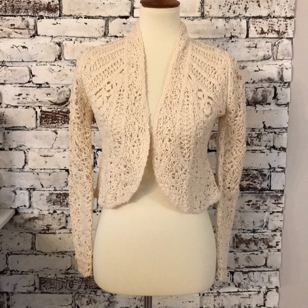 NWT Anthropologie Angel of the North Cardigan